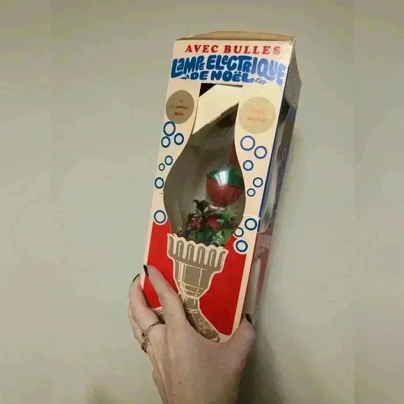 Vintage bubbling  electric Christmas lamp - Picture 4 of 11